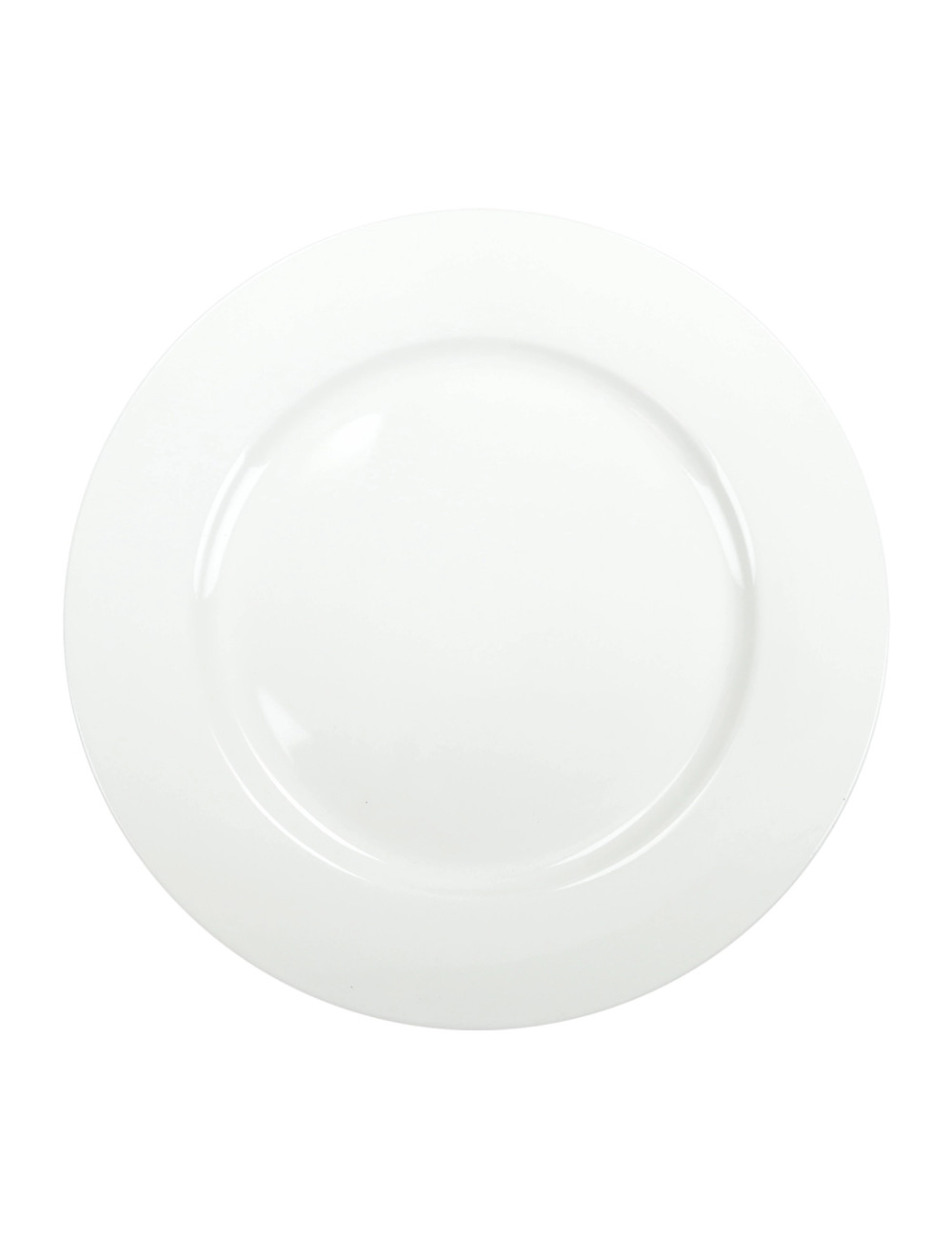 PIATTO PIANO TOTAL WHITE BIANCO NEW BONE CHINA | Brandani