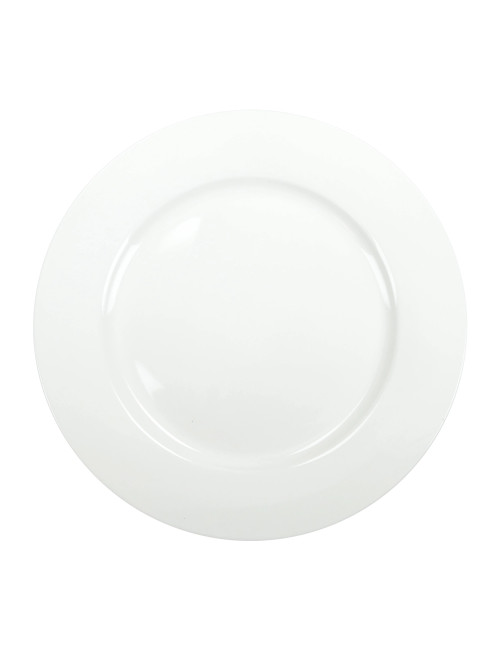 PIATTO PIANO TOTAL WHITE BIANCO NEW BONE CHINA | Brandani