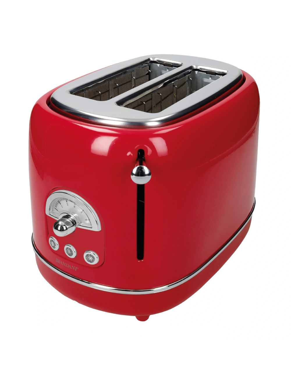 TOSTAPANE 1950 ROSSO ABS INOX