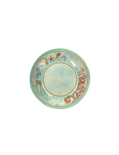 REEF MELAMINE SOUP PLATE | Brandani