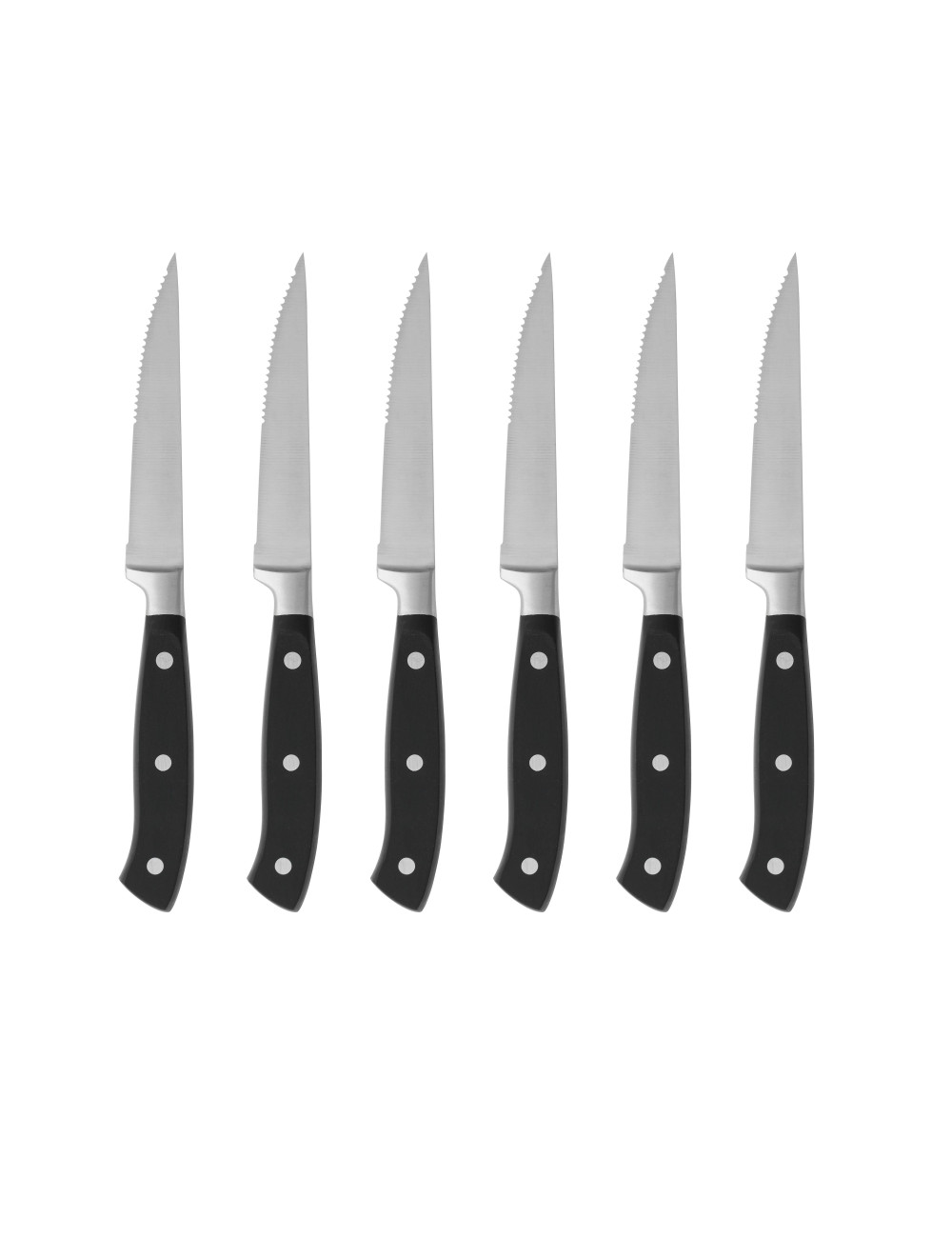 STEAK KNIVES 6 PCS SET STAINLESS STEEL | Brandani