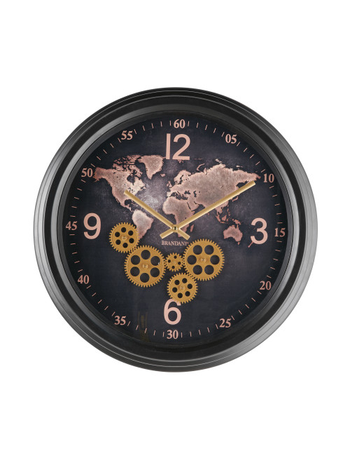 WORLD VISIBLE MECHANISM CLOCK WORLD PATTERN | Brandani