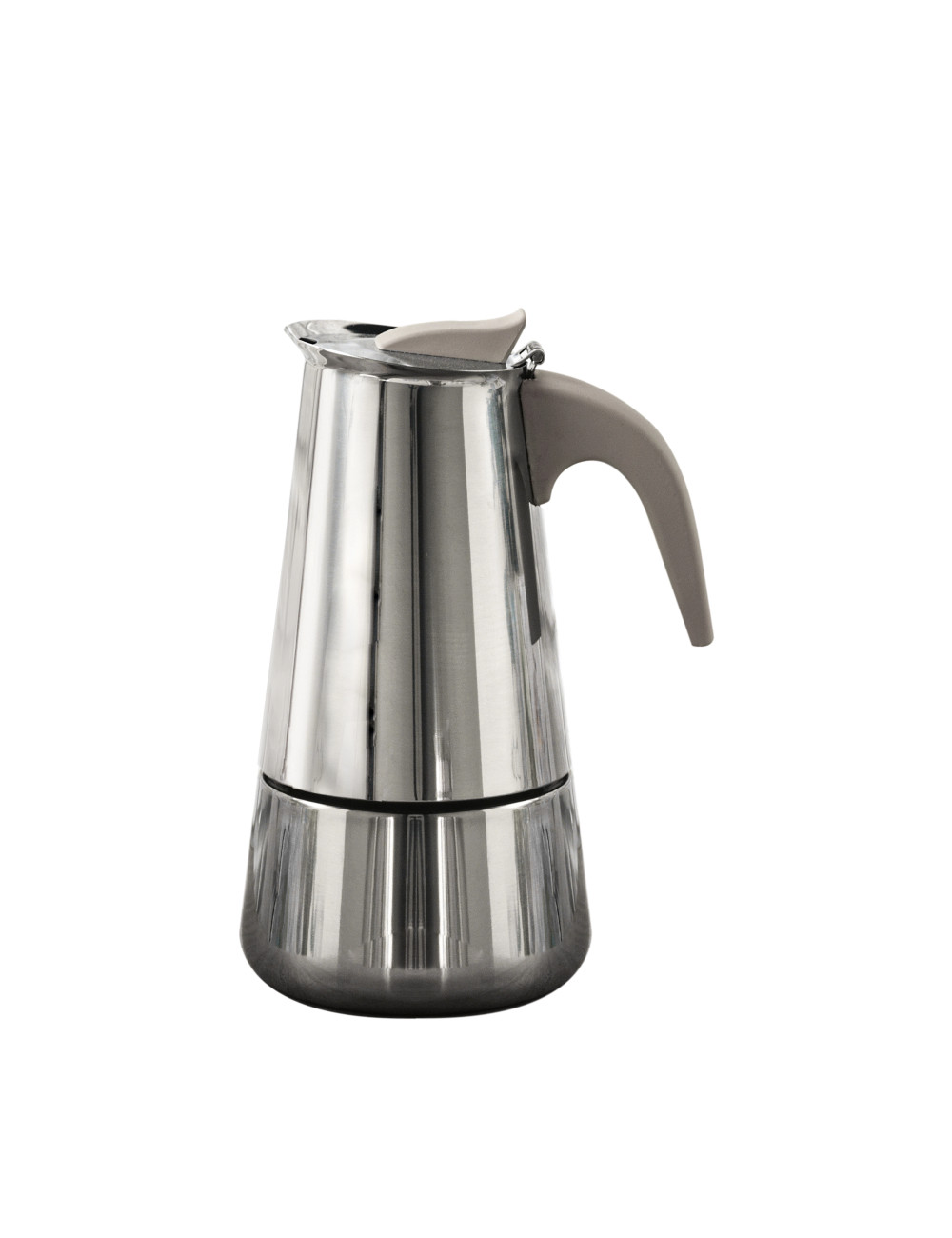 BORBOTTINA STAINLESS STEEL 4 CUPS COFFEE POT INDUCTION SAFE | Brandani