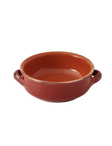 FIRE CLAY COCOTTE WITH HANDLES ASSORTED COLOURS | Brandani