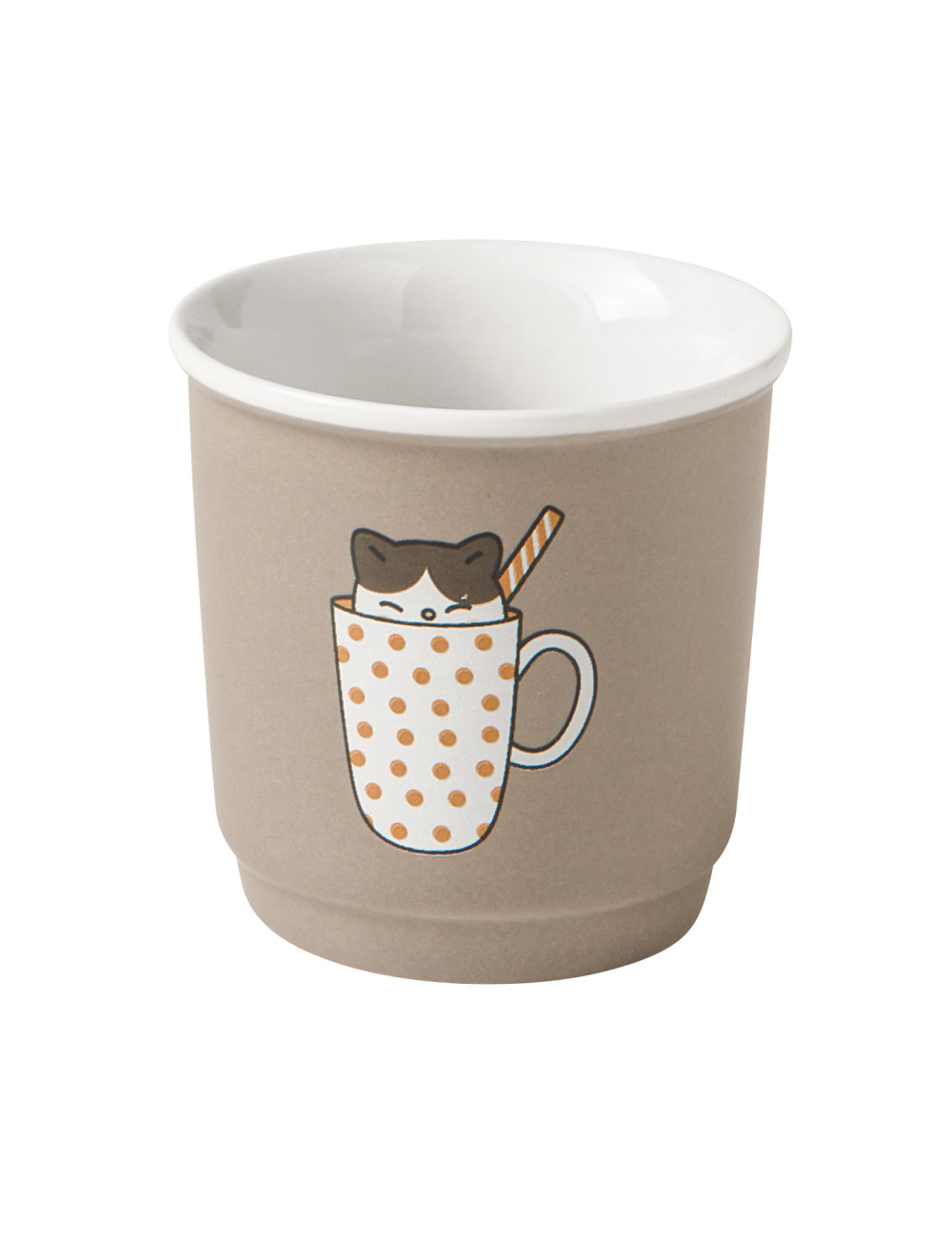 BICCHIERINO CANI E GATTI NEW BONE CHINA | Brandani