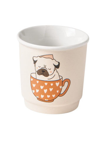 BICCHIERINO CANI E GATTI NEW BONE CHINA | Brandani