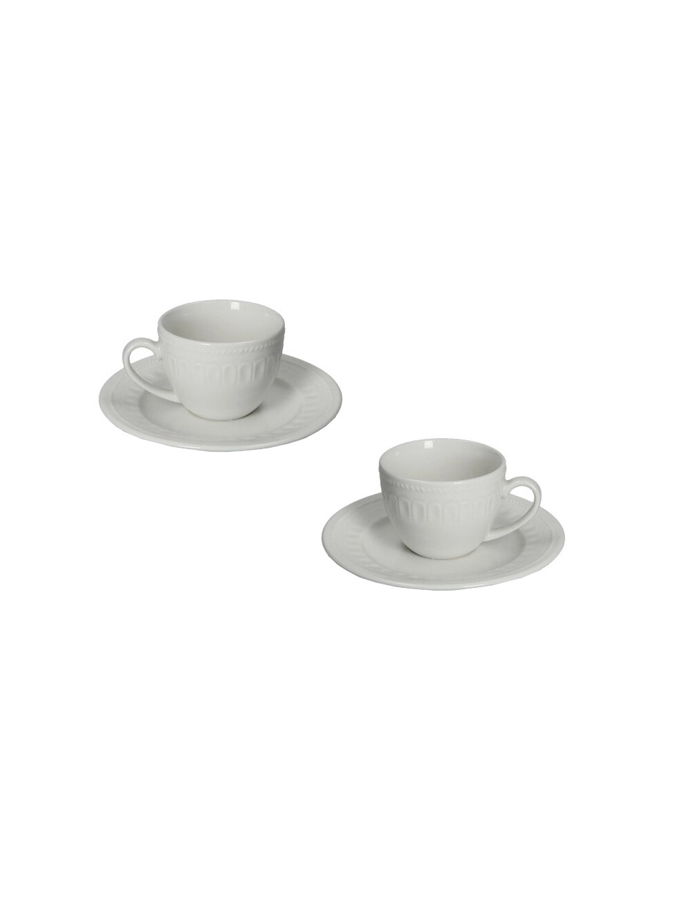 SENZATEMPO NEW BONE CHINA 2 PCS COFFEE CUPS SET | Brandani