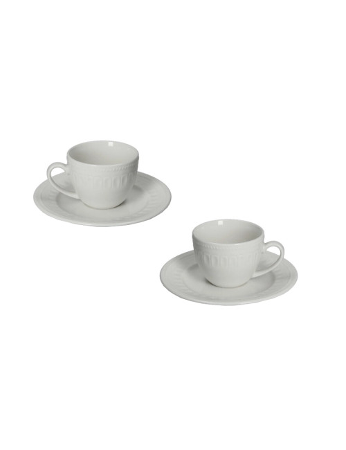 SENZATEMPO NEW BONE CHINA 2 PCS COFFEE CUPS SET | Brandani