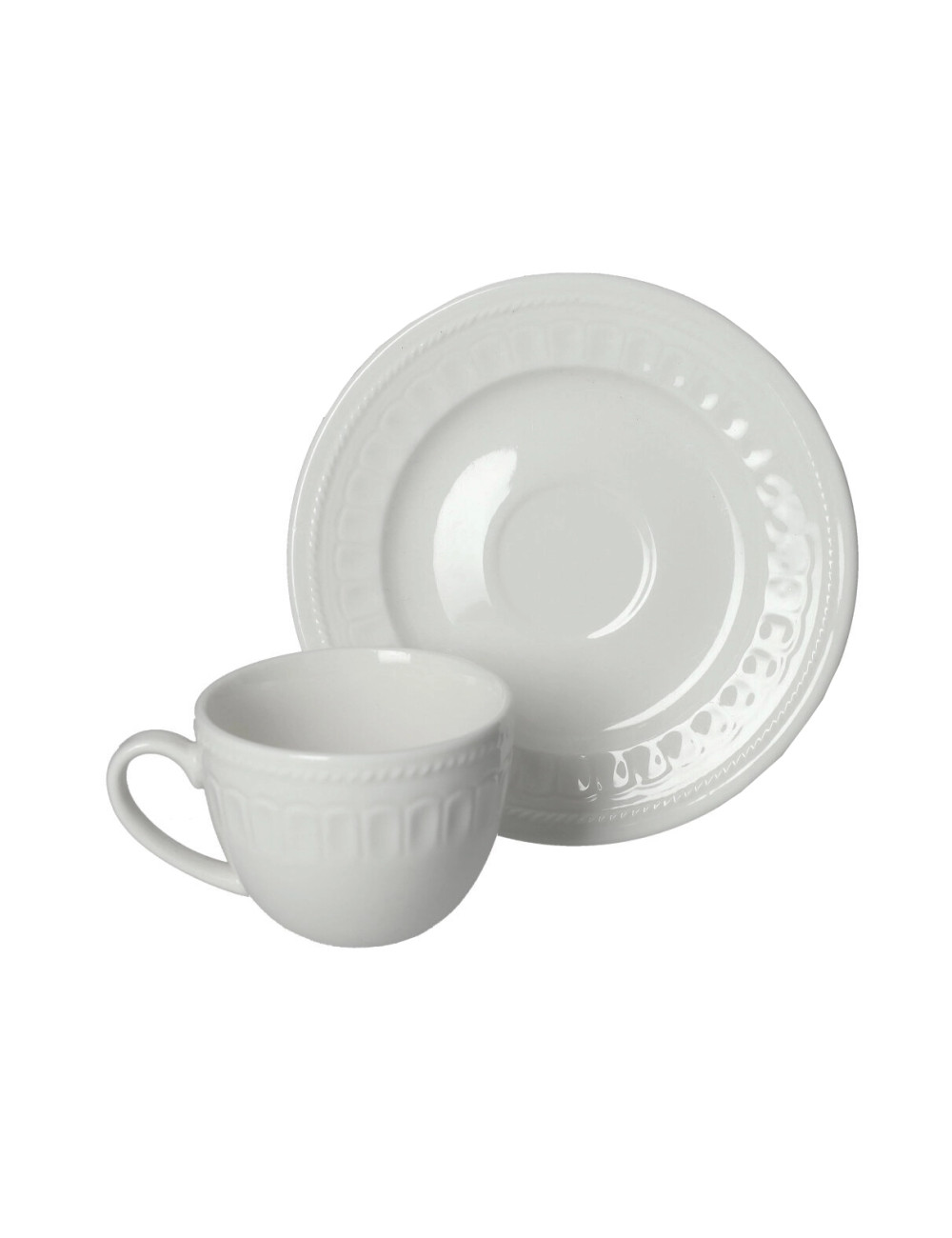 SENZATEMPO NEW BONE CHINA 2 PCS COFFEE CUPS SET | Brandani