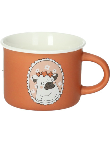 CATS & DOG NEW BONE CHINA COFFEE CUPS 4 PCS SET | Brandani