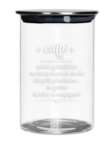 COFFEE GLASS JAR WITH METAL LID | Brandani