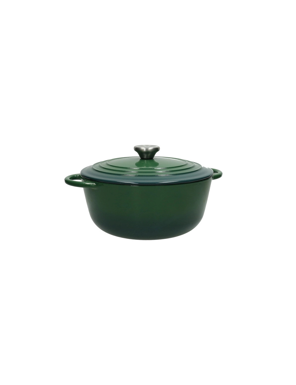 CASSERUOLA COCOTTE VERDE GHISA SMALTATA 4 LT | Brandani