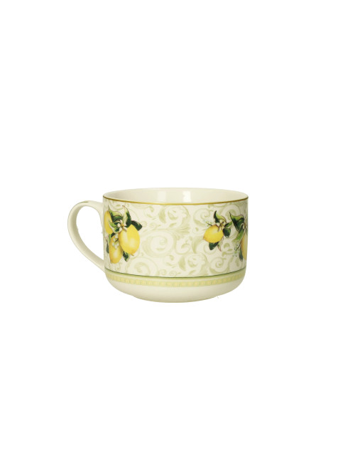 TAZZA COLAZIONE I LIMONI NEW BONE CHINA | Brandani