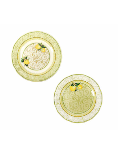 PIATTINO LIMONI SET 2 PZ NEW BONE CHINA | Brandani