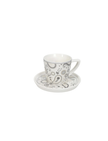 TAZZINA CAFFE' SHANTI CON PIATTINO NEW BONE CHINA | Brandani