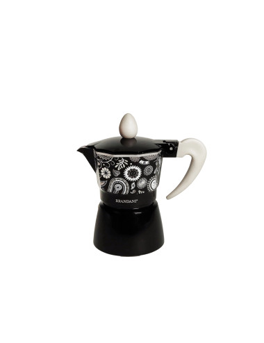 CAFFETTIERA SHANTI NERA 1 TAZZA ALLUMINIO | Brandani