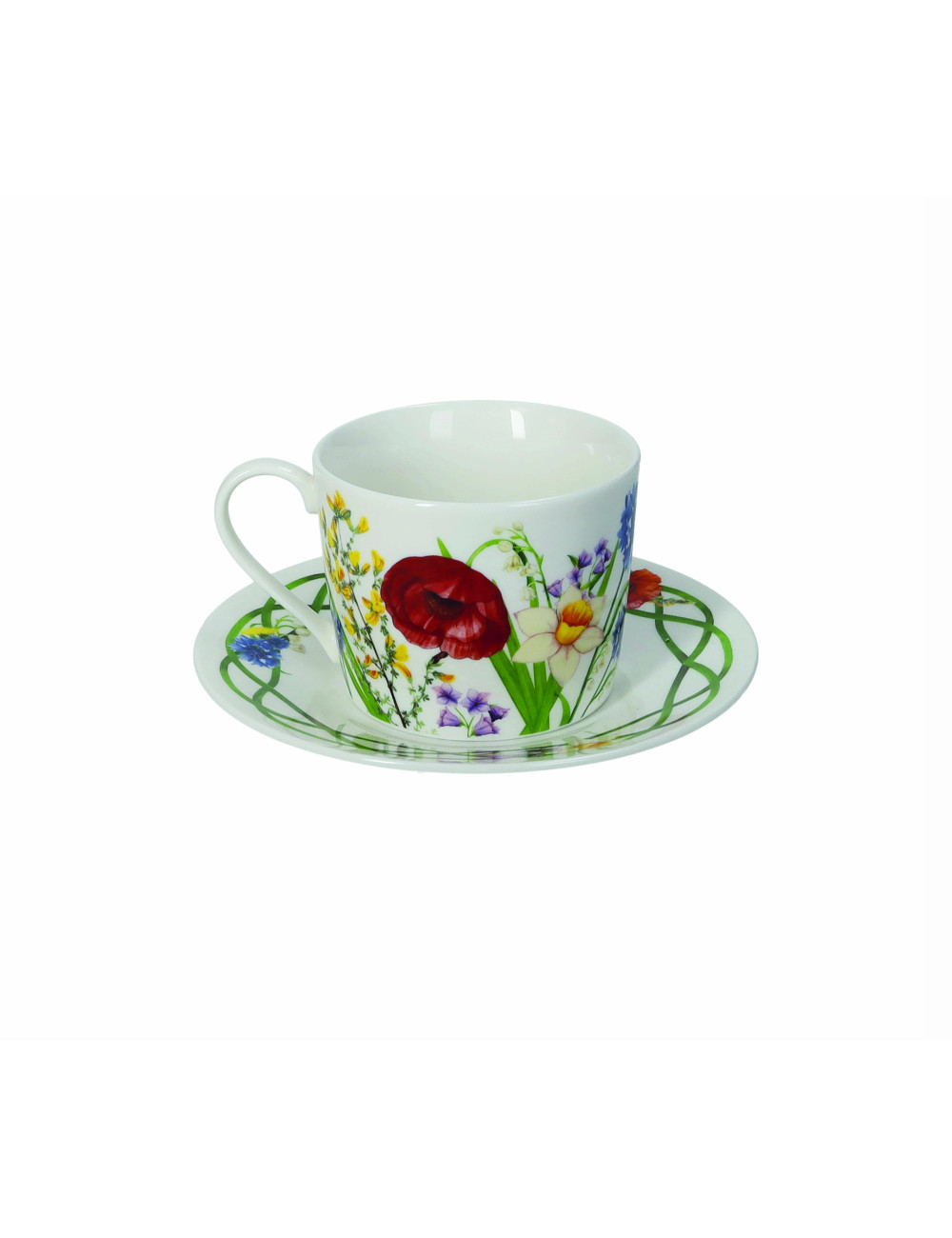 TAZZA THE FIORI DI CAMPO SET 2 PEZZI NEW BONE CHINA | Brandani