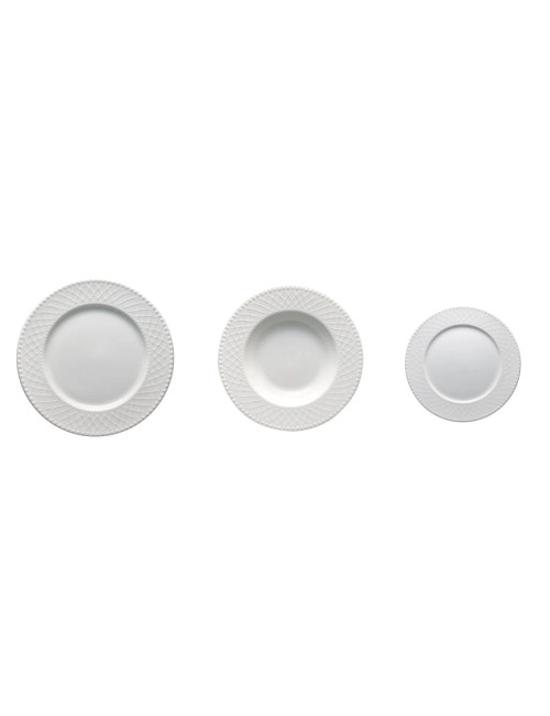 18 PC BURLESQUE PORCELAIN DINNER SERVICE                   | Brandani