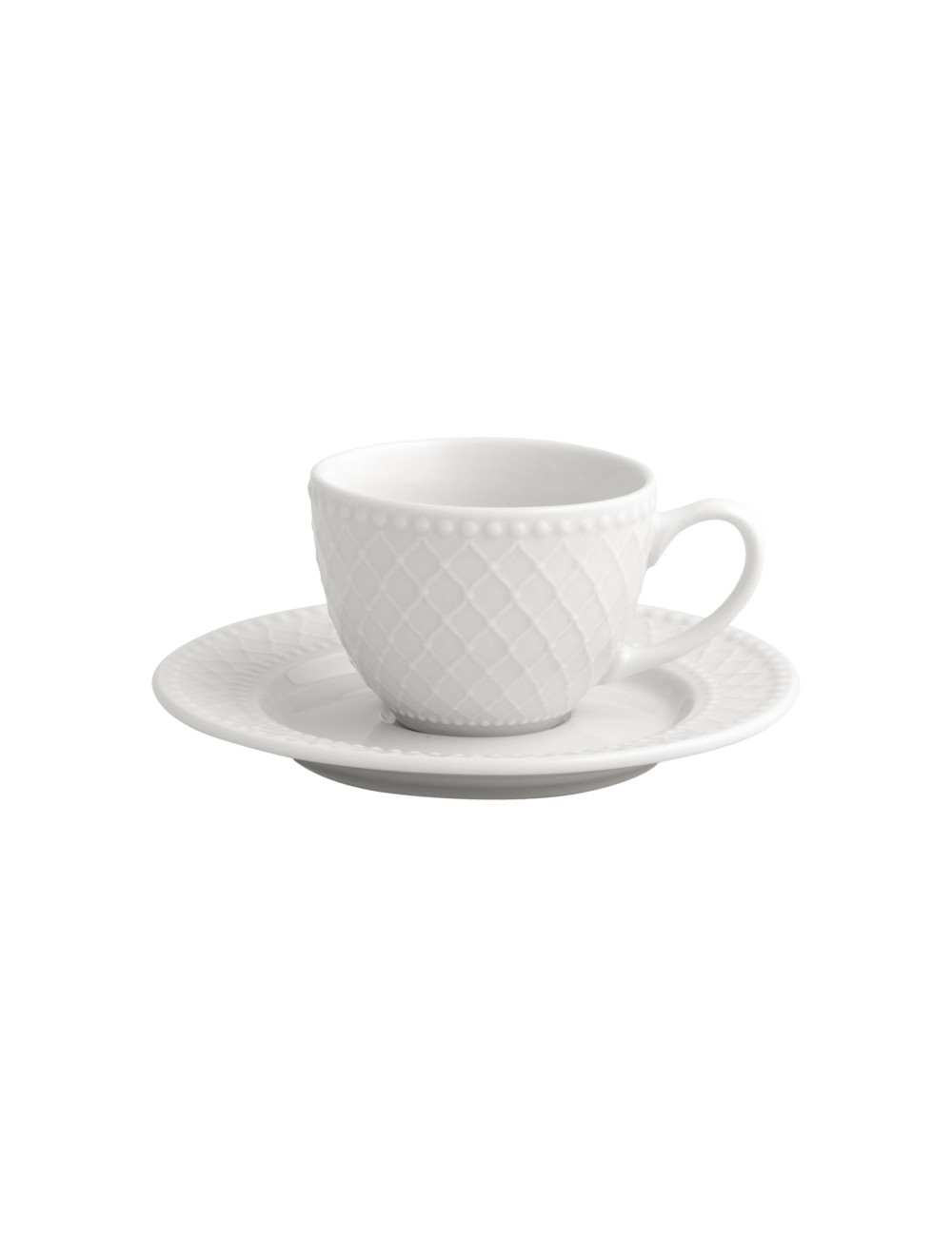 TAZZINA CAFFE BURLESQUE SET 6 PZ IN PORCELLANA | Brandani