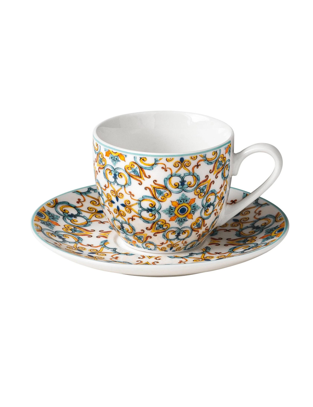 TAZZINA CAFFE MEDICEA SET 2 PZ NEW BONE CHINA | Brandani