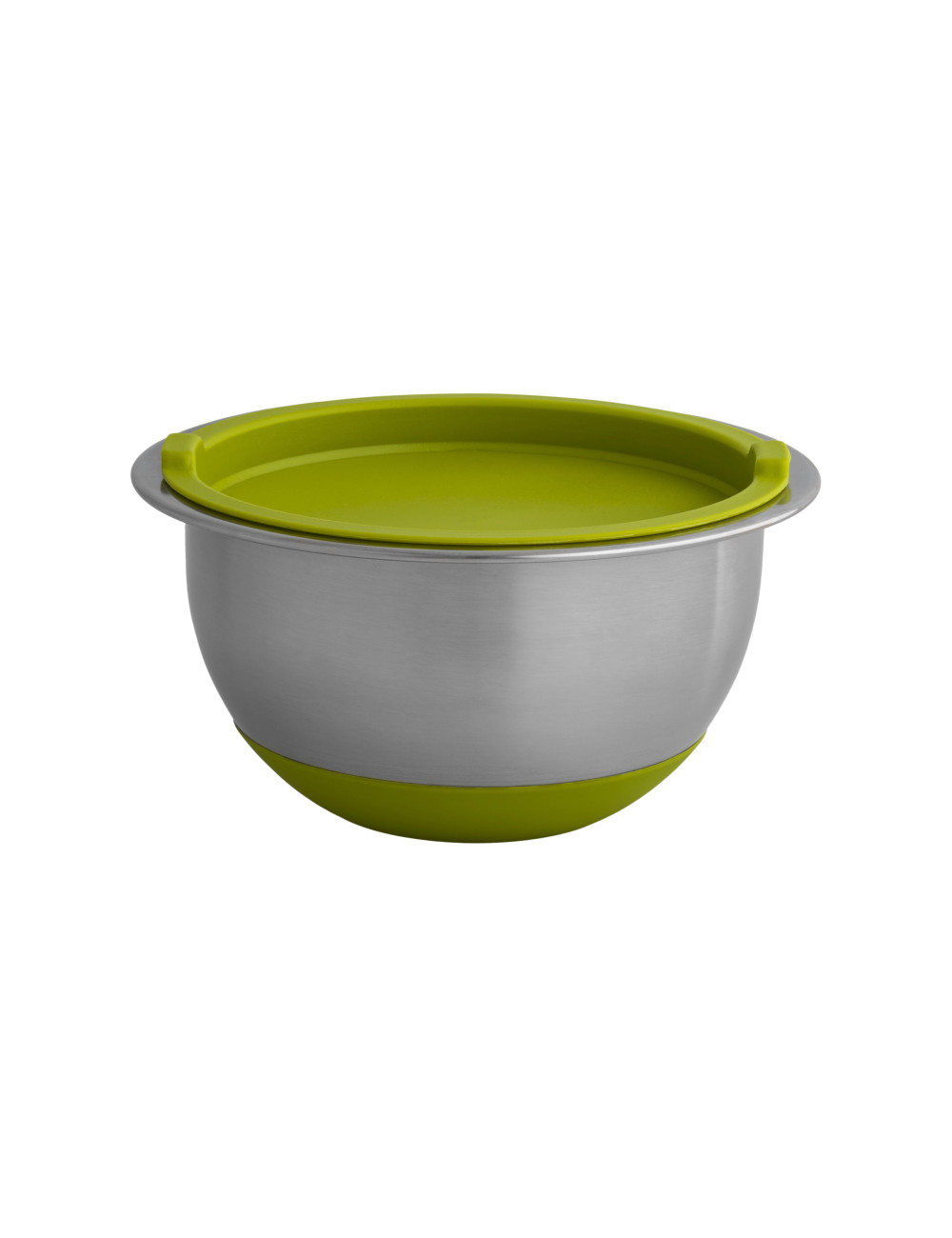 CONTENITORE BOMBETTA CON BASE E TAPPO VERDE INOX E SILICONE | Brandani