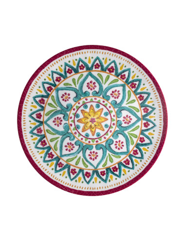 MAYA MELAMINE DINNER PLATE | Brandani