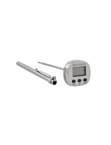 DIGITAL PROFESSIONAL MEAT THERMOMETER STAINLESS STEEL | Brandani