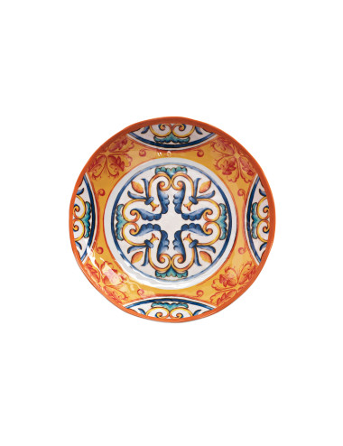 MEDICEA ORANGE SOUP PLATE MELAMINE | Brandani