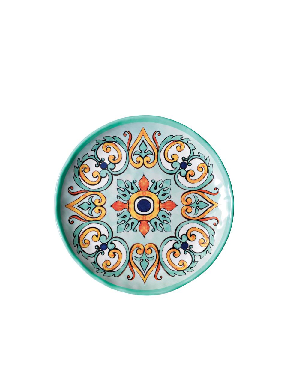 MEDICEA SEA WATER COLOR MELAMINE SMALL PLATE  | Brandani