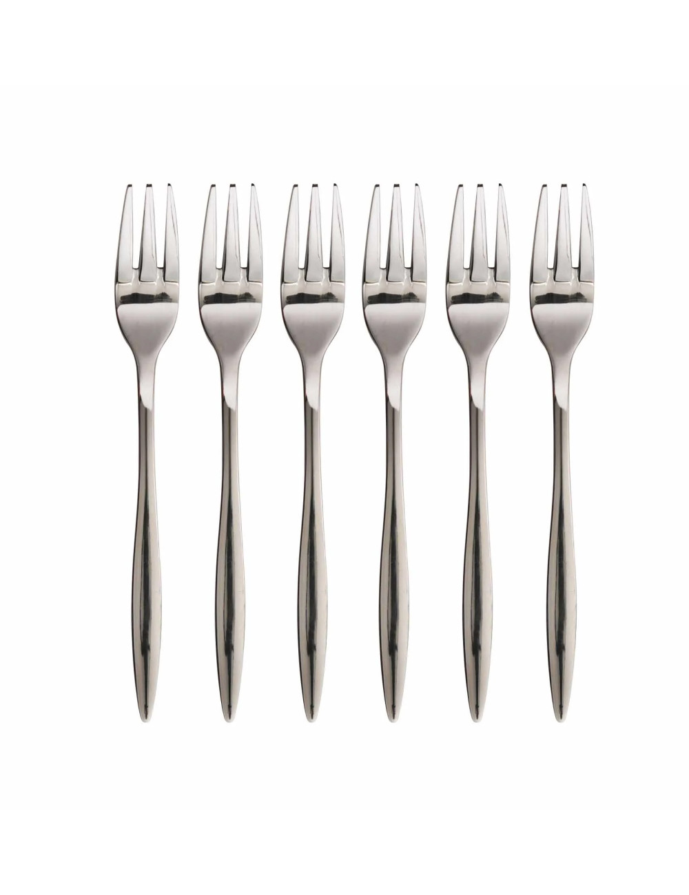 STAINLESS STEEL 6 PCS CAKE FORKS SET | Brandani