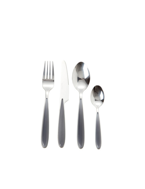 GREY PEARL 16 PC STAINLESS STEEL CUTLERY SET | Brandani