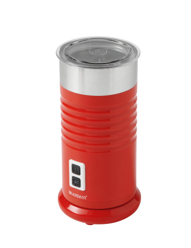 SCALDA-MONTA LATTE SCHIUMOTTOAUTOMATICO ROSSO INOX/PC | Brandani