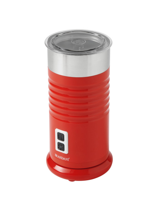 SCALDA-MONTA LATTE SCHIUMOTTOAUTOMATICO ROSSO INOX/PC | Brandani