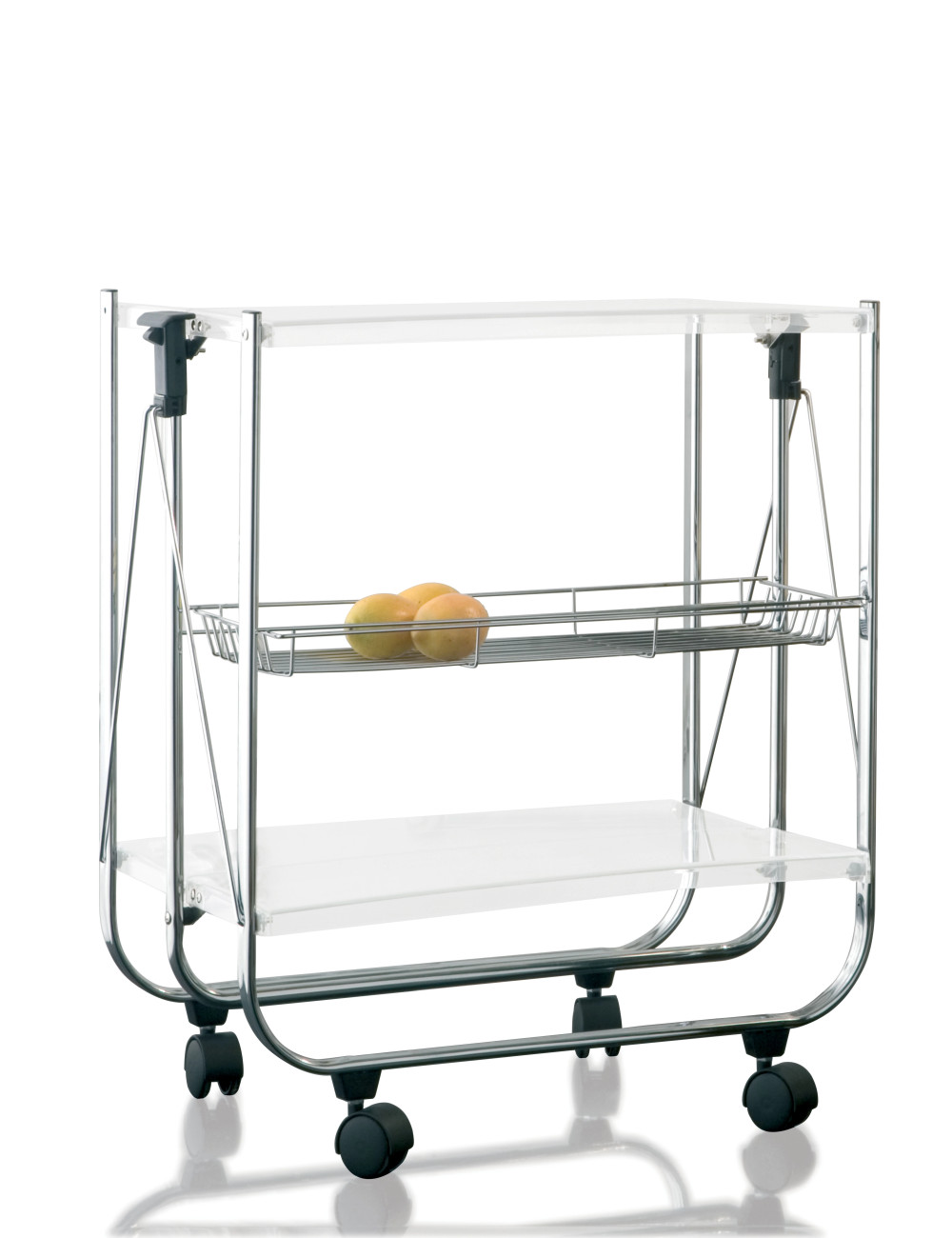 TRANSPARENT FOLDABLE TROLLEY ACRYLIC | Brandani