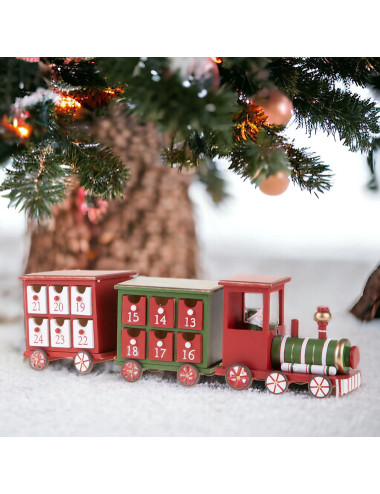 WOODEN ADVENT TRAIN | Brandani