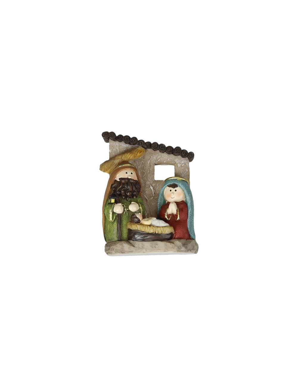 NATIVITY ASS.THEMES RESIN 12 PC DISPLAY | Brandani