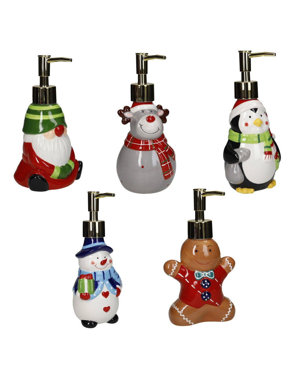 DOLOMITE XMAS SOAP DISPENSER 10 PC DISPLAY | Brandani