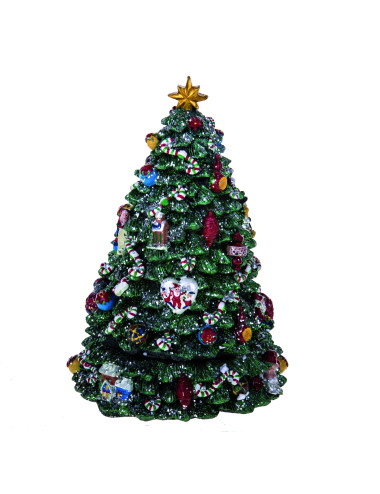 CHRISTMAS TREE CARILLON W/MUSIC AND MOVEMENT | Brandani