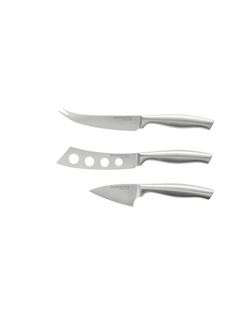 COLTELLO FORMAGGIO SET 3 PZ INOX | Brandani