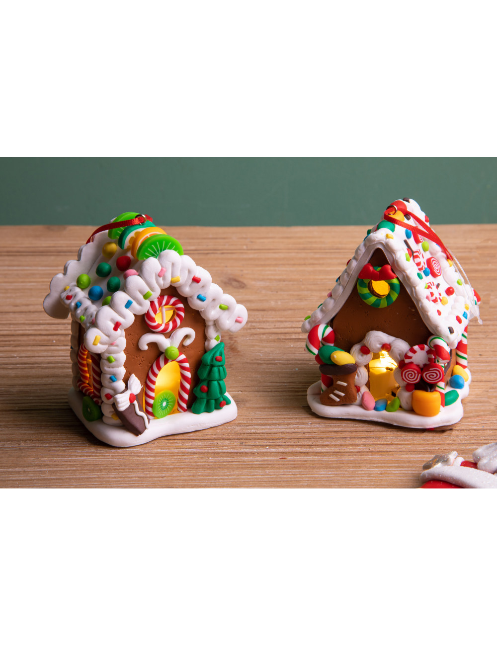 2 PCS GINGER BREAD LITTLE HOME | Brandani