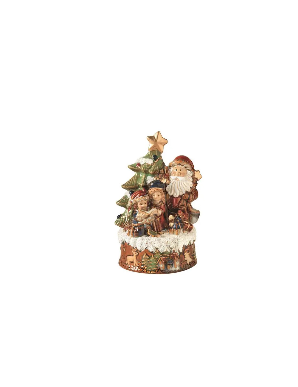 CARILLON BABBO NATALE PORCELLANA | Brandani