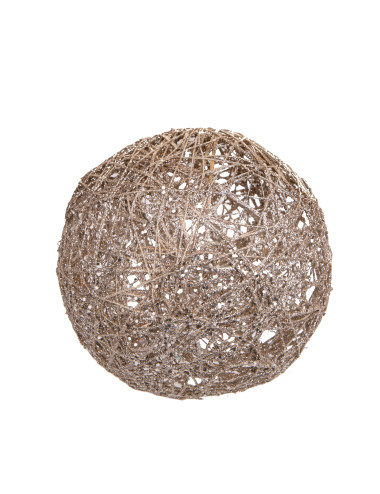 SFERA RATTAN CON 20 LED | Brandani