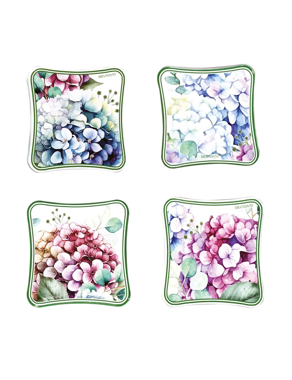 DECORATION FLORA SET 4 PZ CERAMICA/SUGHERO | Brandani