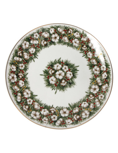 BATUFFOLI PORCELAIN SERVING PLATE | Brandani