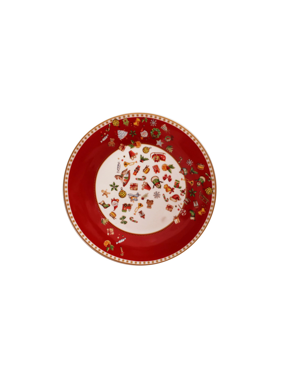 CHICCHI E BALOCCHI PORCELAIN RED 18 PCS DINNER SET | Brandani