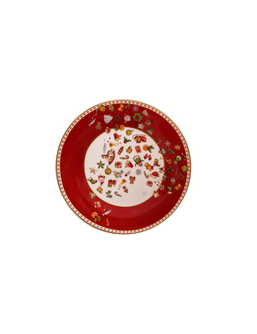 CHICCHI E BALOCCHI PORCELAIN RED 18 PCS DINNER SET | Brandani