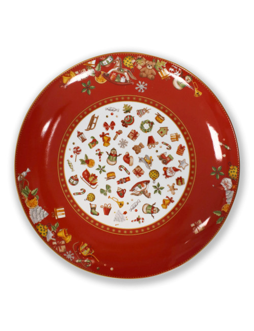 CHICCHI E BALOCCHI PORCELAIN SERVING PLATE | Brandani