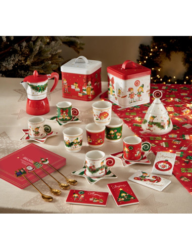 BICCHIERINO ELFOMAGIA SET 4 PZ NEW BONE CHINA | Brandani