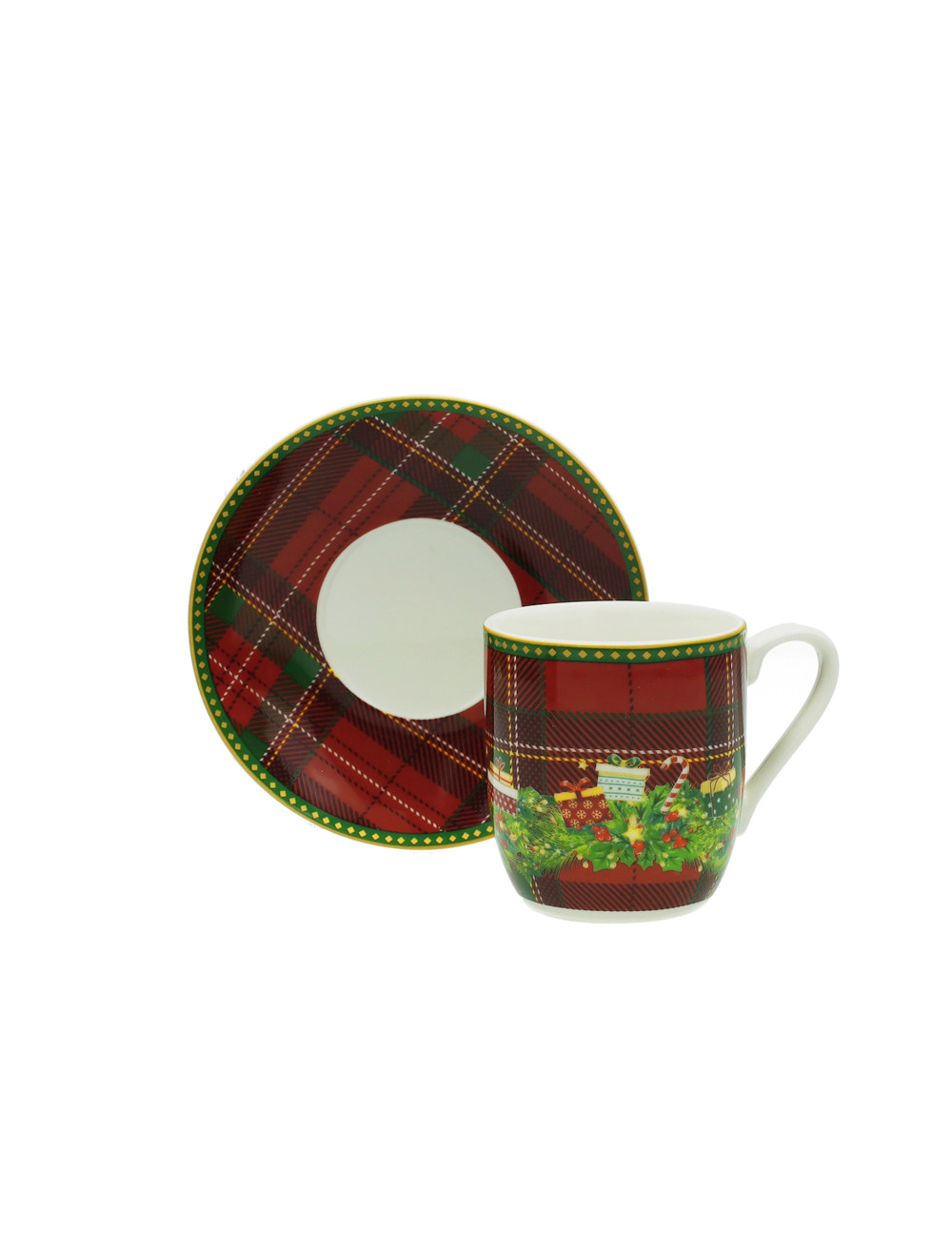 TAZZINA CAFFE SET 2 PZ REGALOMAGIA NEW BONE CHINA | Brandani