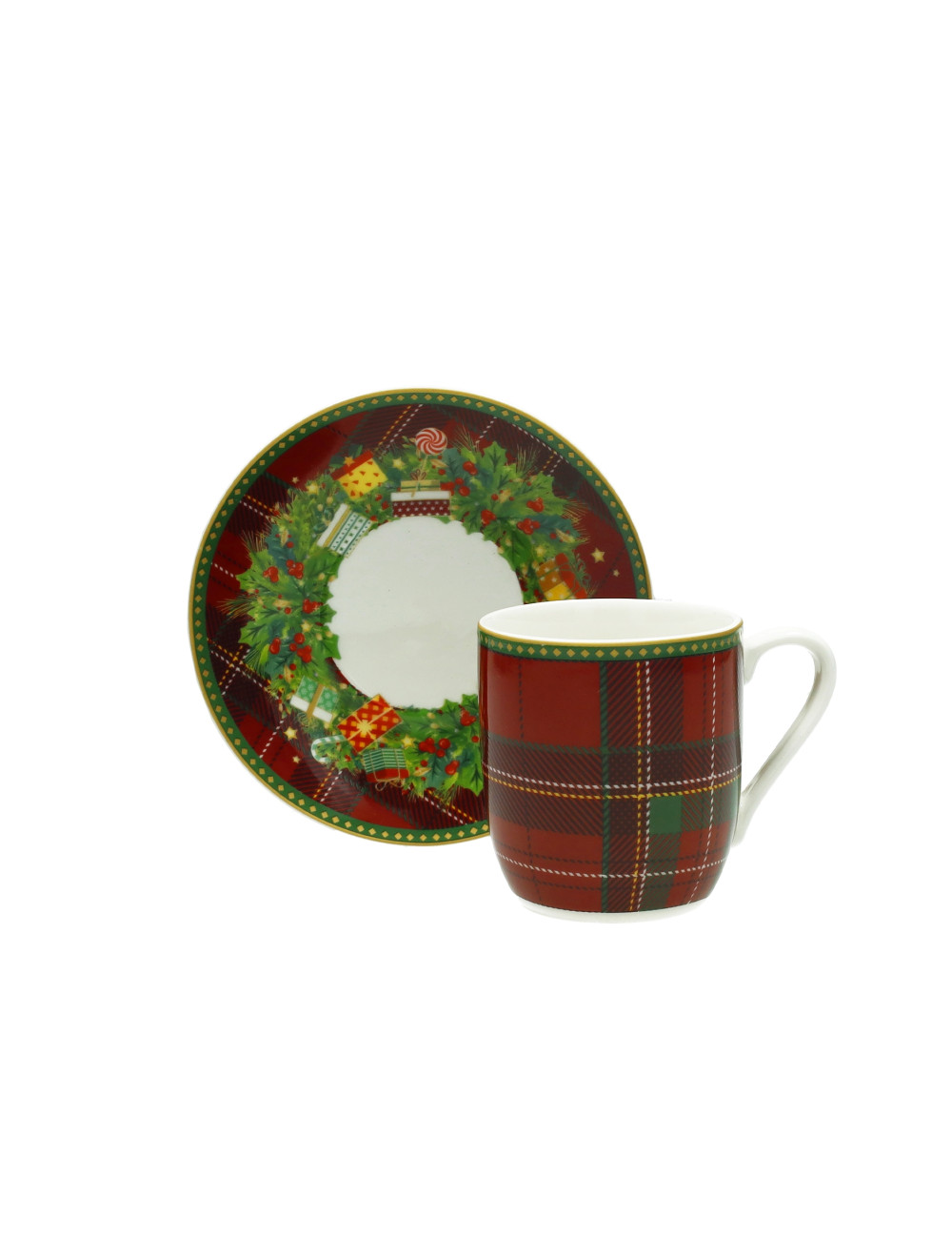 TAZZINA CAFFE SET 2 PZ REGALOMAGIA NEW BONE CHINA | Brandani